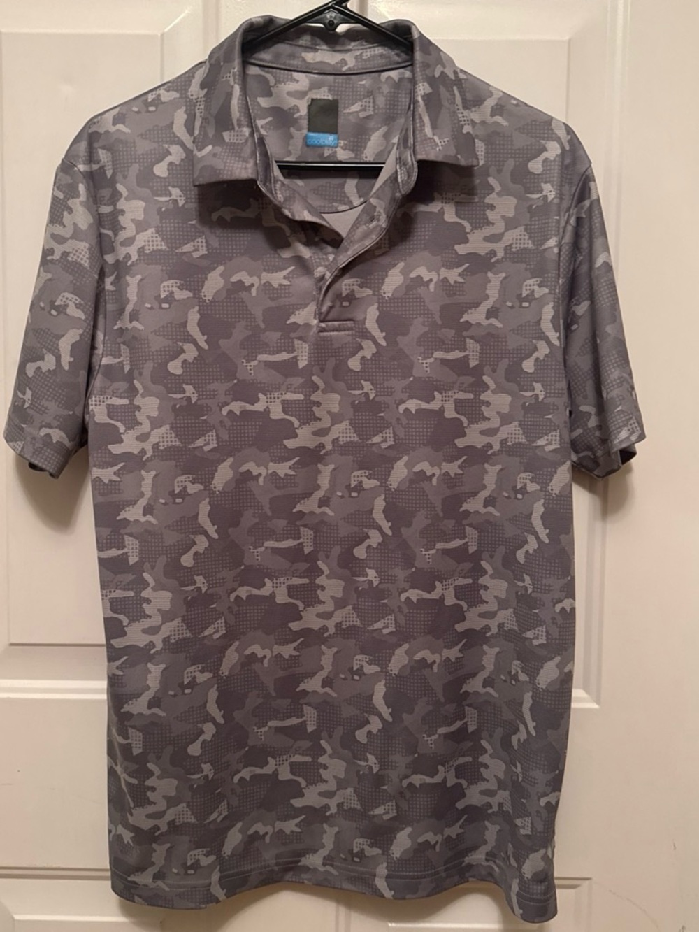Pro tour small Men's Grey Camouflage Polo Shirt